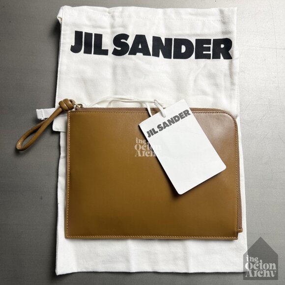 Jil Sander Logo-Lettering Wallet 'Honey Blonde' JSUI0009P4841225 Brand New - Picture 1 of 7